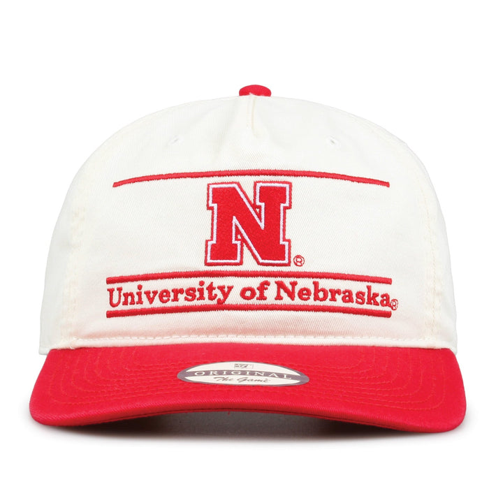 Nebraska Cornhuskers Original Bar Snapback, front view