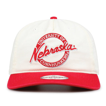 Nebraska Cornhuskers Original Circle Snapback, front view