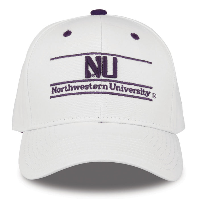 Northwestern Wildcats Bookstore Snapback - White, product view