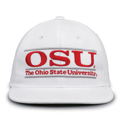 Retro Bar Snapback - White