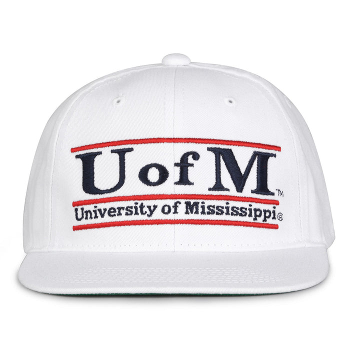 Retro Bar Snapback - White