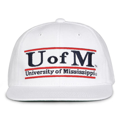 Retro Bar Snapback - White