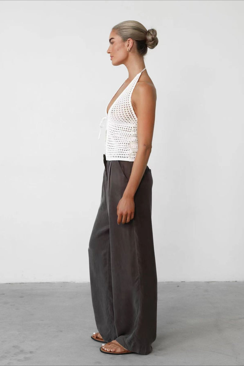 Open Back Sleeveless Cover Up