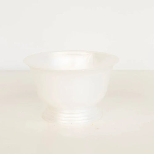 Pearl White Flower Bowl Close Up - Image