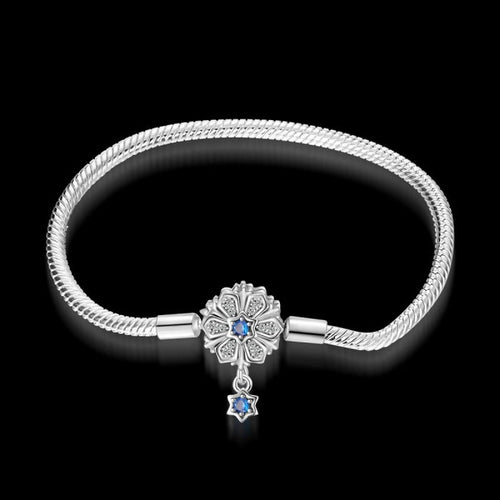 Pulsera Copo de Nieve y Estrella