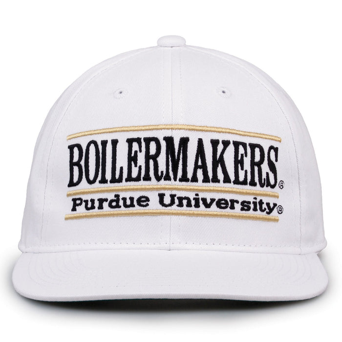 Retro Bar Snapback - White