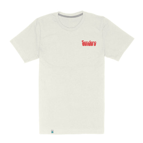 Retro Logo T-Shirt- Vintage White