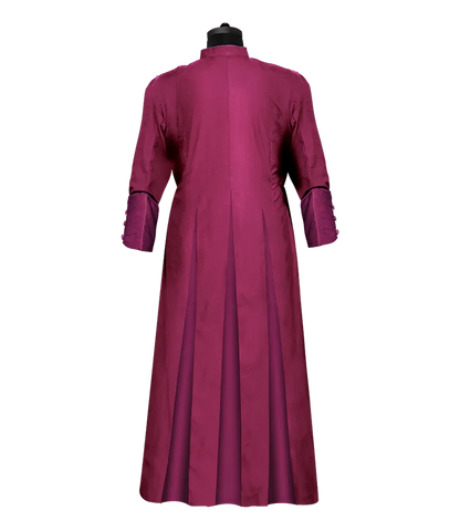 Roman cassock with 3 pleats