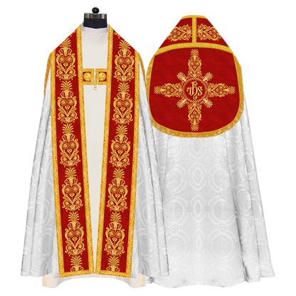 Damask / IHS / White - Red