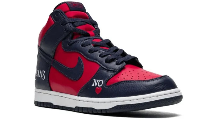 Nike SB Dunk High Supreme By Any Means Navy Red NIKE Dunk SB