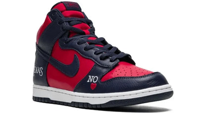 Nike SB Dunk High Supreme By Any Means Navy Red NIKE Dunk SB