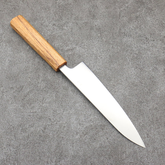 Seisuke Silver Steel No.3 Migaki Polish Finish Gyuto 180mm White Oak Handle - Seisuke Knife