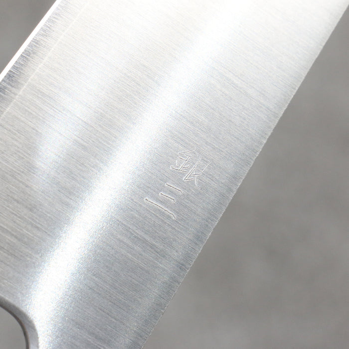 Seisuke Silver Steel No.3 Migaki Polish Finish Gyuto 180mm White Oak Handle - Seisuke Knife