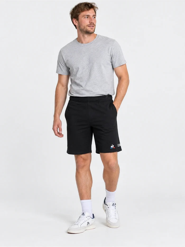 Short Le Coq Sportif Ess Short Regular N°2 M Black — vista principal