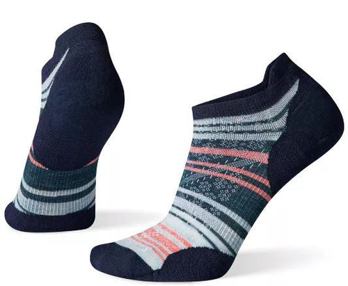Smartwool - Women's Run Zero Cushion Striped Low Ankle Socks