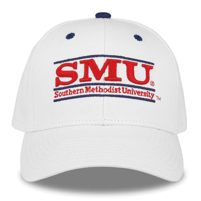 SMU Mustangs Bookstore Snapback - White, product view