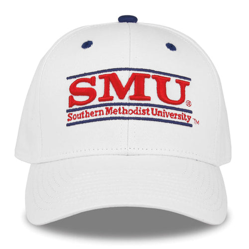 SMU Mustangs Bookstore Snapback - White, product view