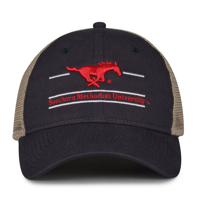 SMU Mustangs Split Bar Trucker, product view