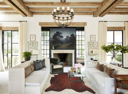 Solid Brown Cowhide Rug #A33897