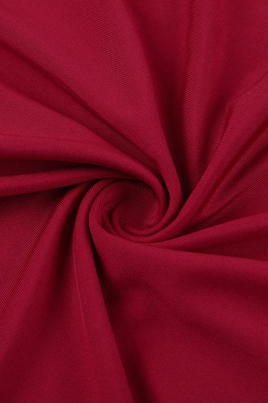 Solid Color Halter V-Neck Backless Maxi Dress