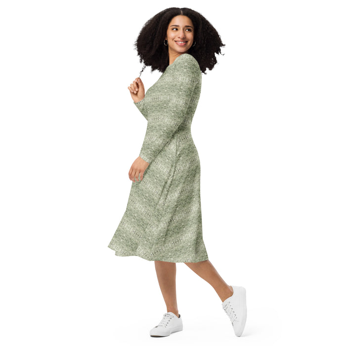 Spanish Moss Midi Dress | Afrocentric Fashion & Queer Style