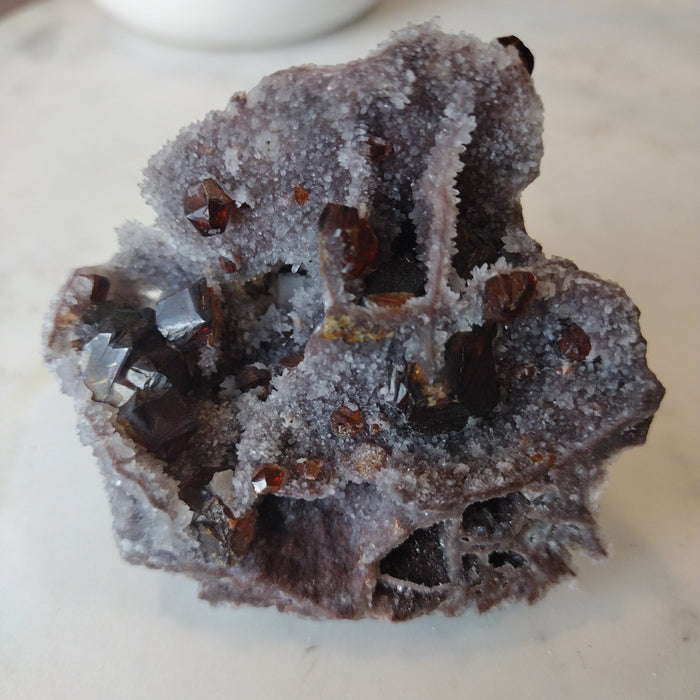 w/ Sphalerite 3" x 3" x 3"