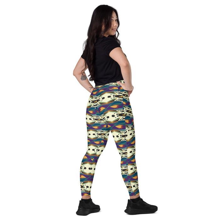 Spider Granma's Love Village Leggings | Afrocentric Queer Art