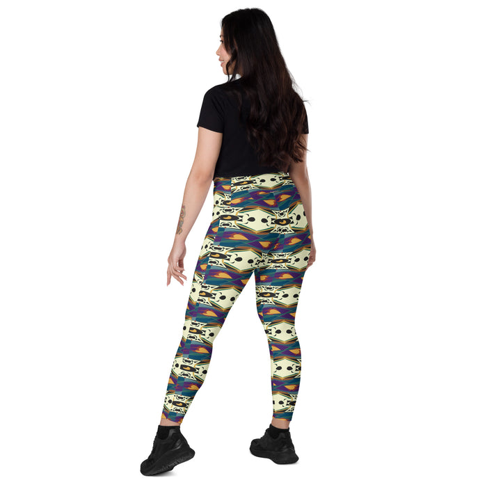 Spider Granma's Love Village Leggings | Afrocentric Queer Art