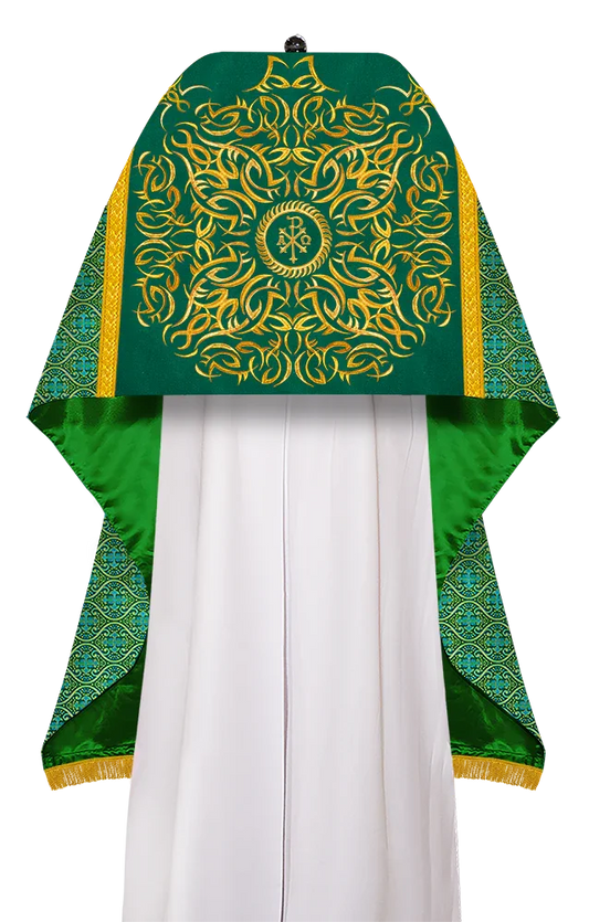 Spiritual Motif Embroidered Humeral Veil