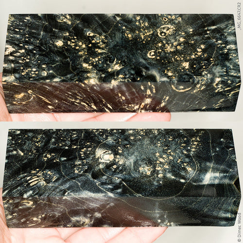 Stabilized box elder burl wood block