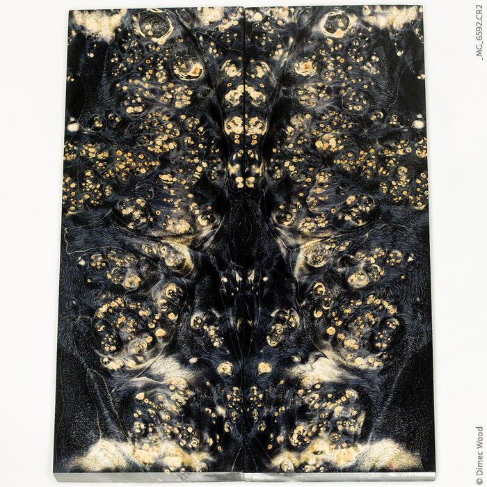 Stabilized box elder burl wood panels