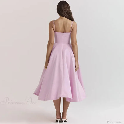 Strapless Elegant A-line Vacation Dress vacationdress-250223