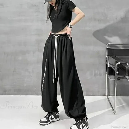 Street Dance Quick Drying Cargo Pants black 2 / S