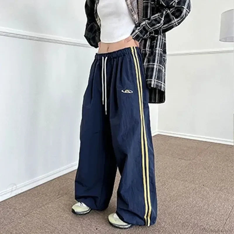 Striped Vintage Y2K Women Sweatpants Pants