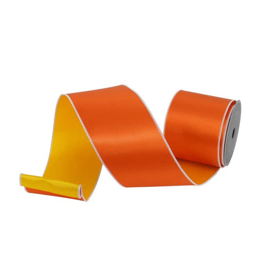 Sunset Satin Duo Ribbon, 4" X 10YD