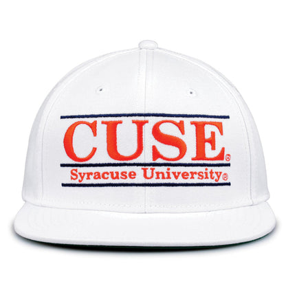 Retro Bar Snapback - White