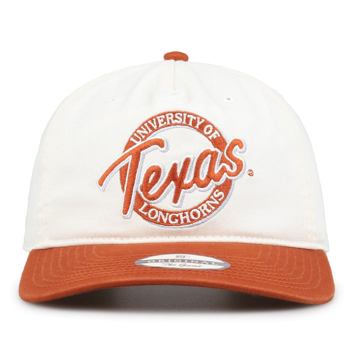 Texas Longhorns Original Circle Snapback, front view