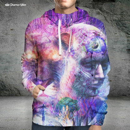 The Beauty of it All by Cameron Gray Visionary Hoodie