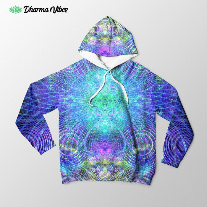 The Blue Psychocosmos by Yantrart Hoodie