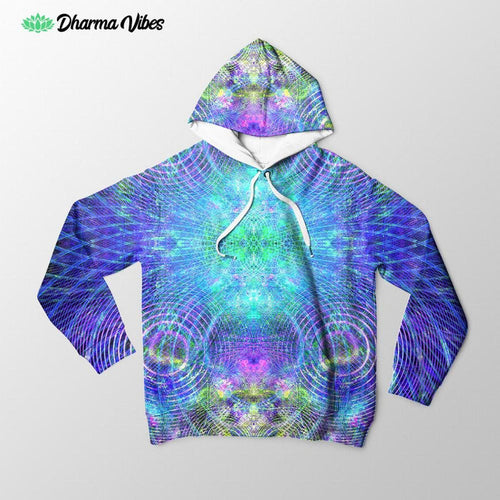The Blue Psychocosmos by Yantrart Hoodie