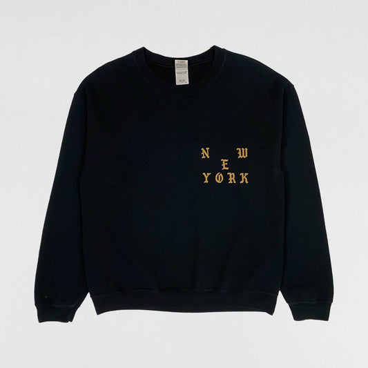 The Life of Pablo 2016 New York 'Perfect' Crewneck In Black