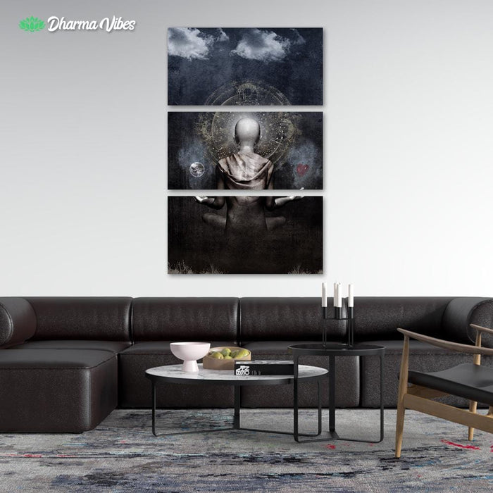 The Projection by cameron Gray 3-Piece Canvas