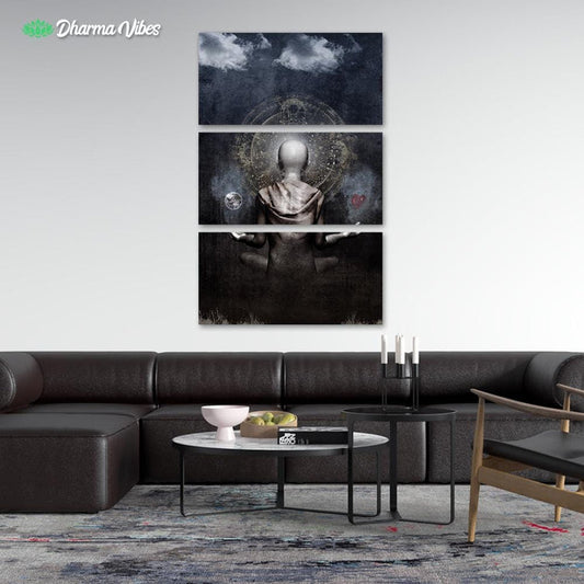 The Projection by cameron Gray 3-Piece Canvas