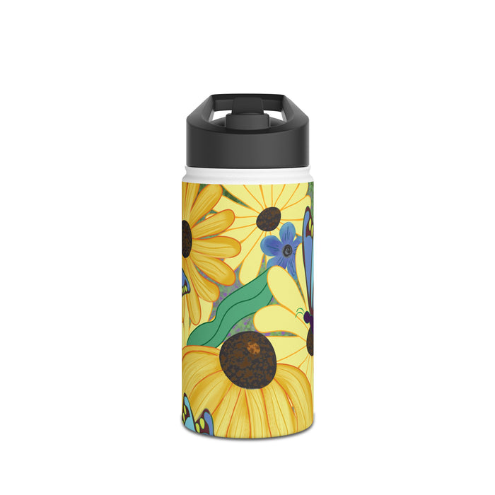 The Susans Party Stainless Steel Slender Water Bottle — Floral Insulated Bottle