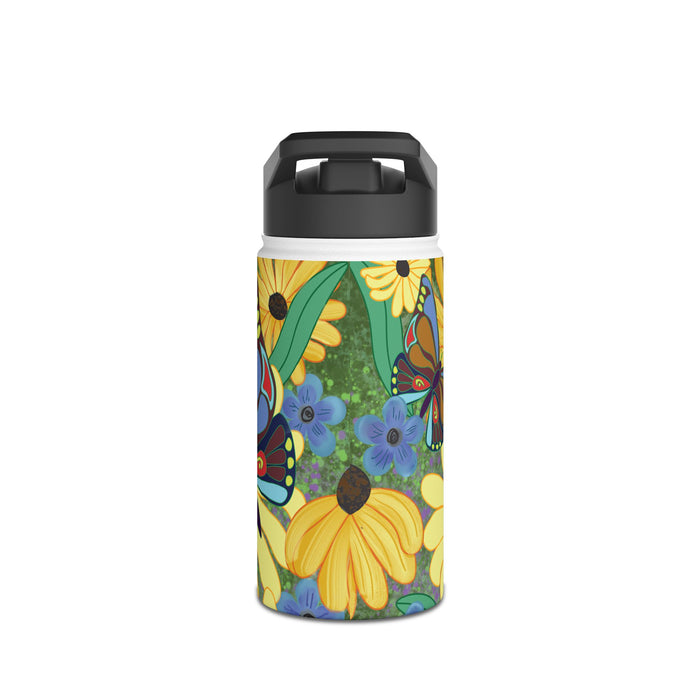 The Susans Party Stainless Steel Slender Water Bottle — Floral Insulated Bottle