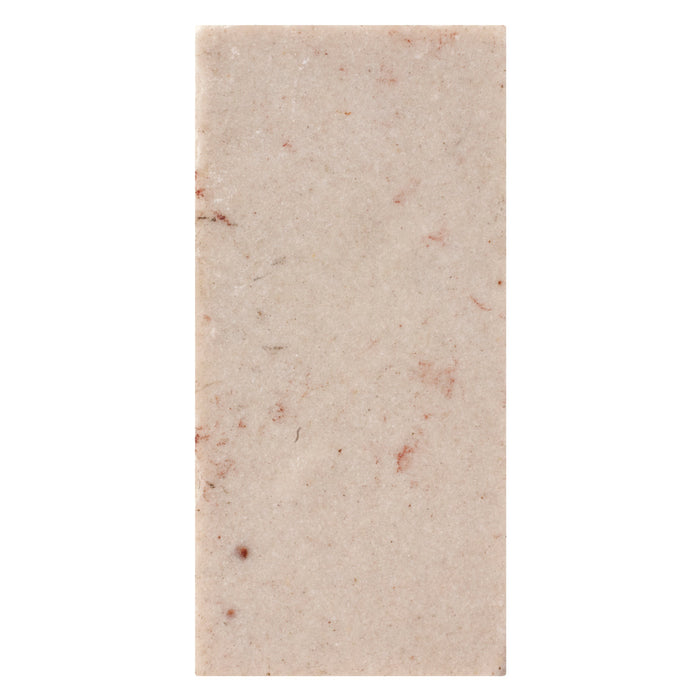 A light beige rectangular stone with brown and reddish specks, perfect as a unique addition to the Toysmith Mineral Science Kit by Toysmith, or for rock collections; shown isolated on a white background.