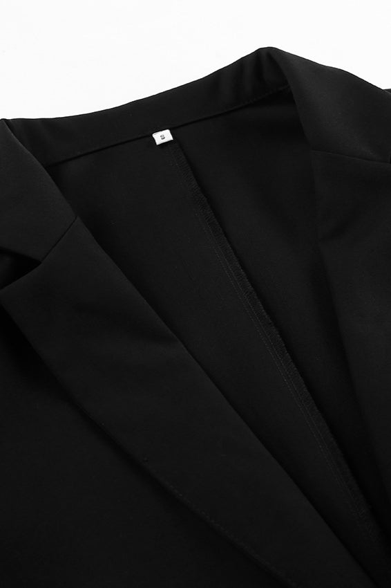 Trendy Cropped Suit Coat