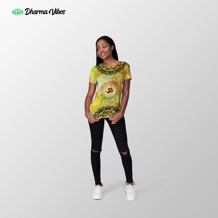 Tropical OM mandala by McAshe Shirt