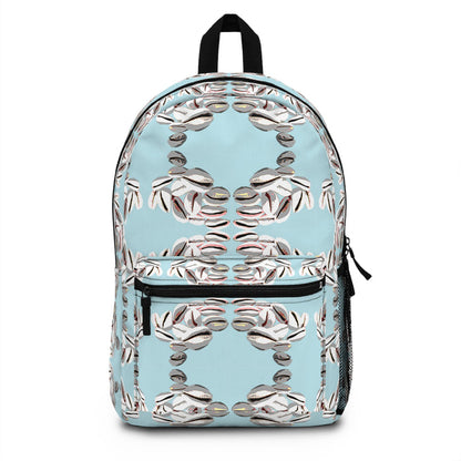 Truth Speaking Is wealth Backpack — Cowrie Shell Print School Bag
