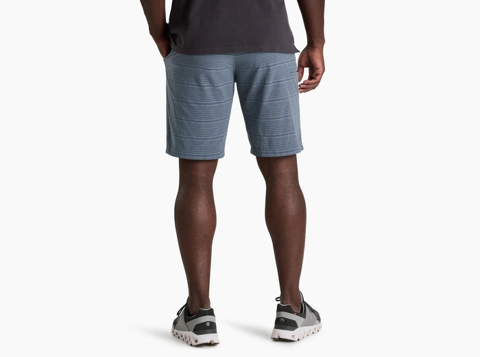 Upriser Short- Charcoal Blue Stripe
